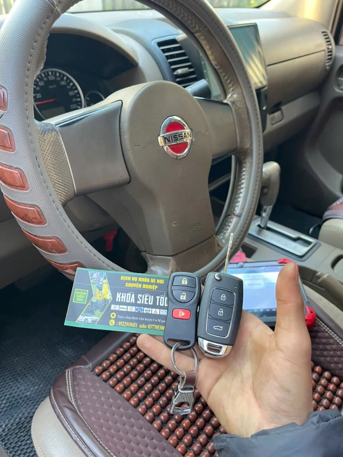 Dịch vụ làm, sửa Chìa khóa xe Nissan tại đắk lắk, buôn mê thuột, toàn quốc