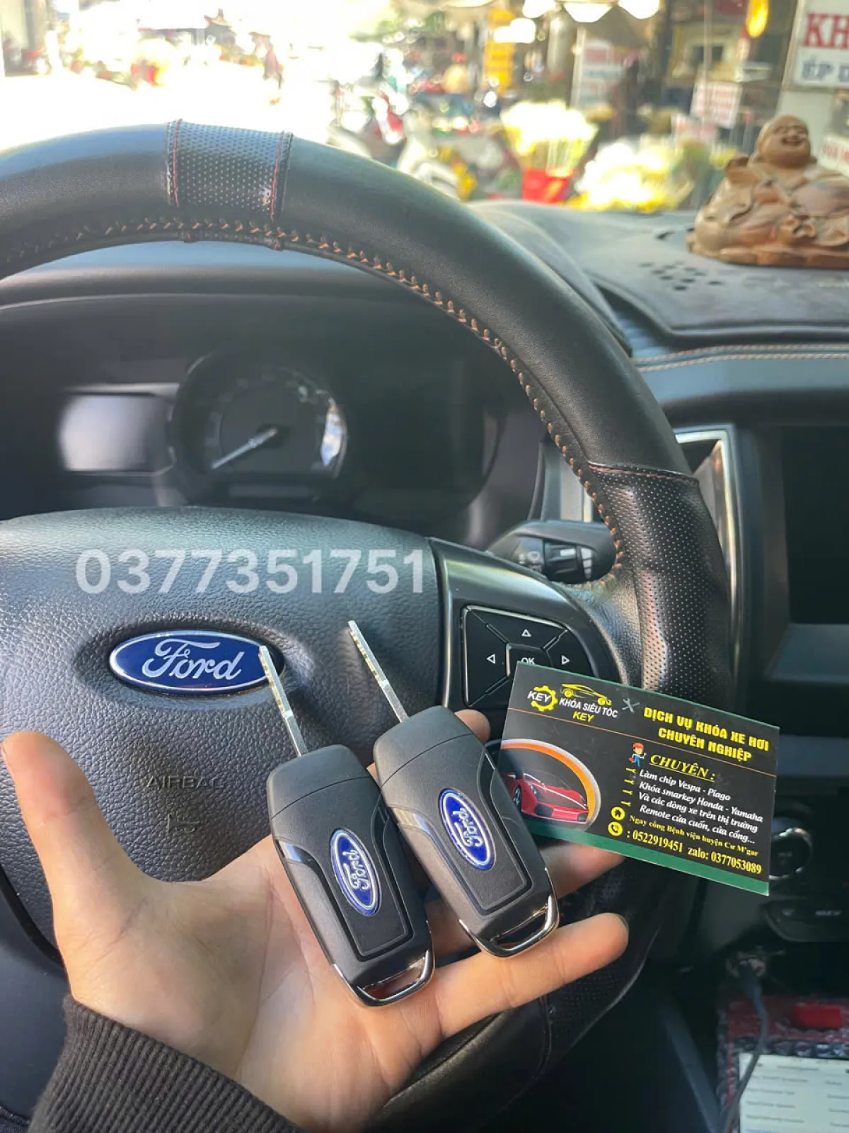 Dịch vụ làm, sửa Chìa khóa Ford Ranger tại đắk lắk, buôn mê thuột, toàn quốc